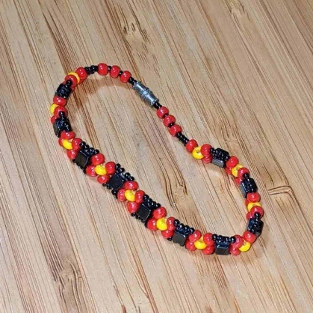Handmade picturing beaded
